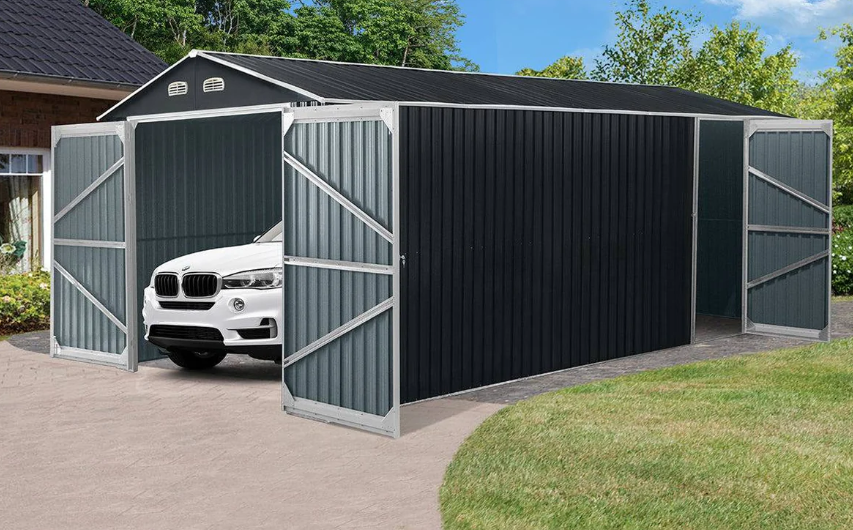 Garage Metal Sheds Garage Metal Sheds