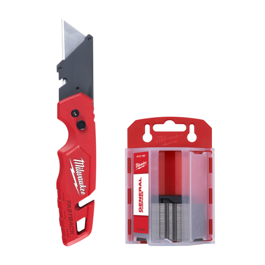 FASTBACK™ Folding Utility Knife and Blades Set