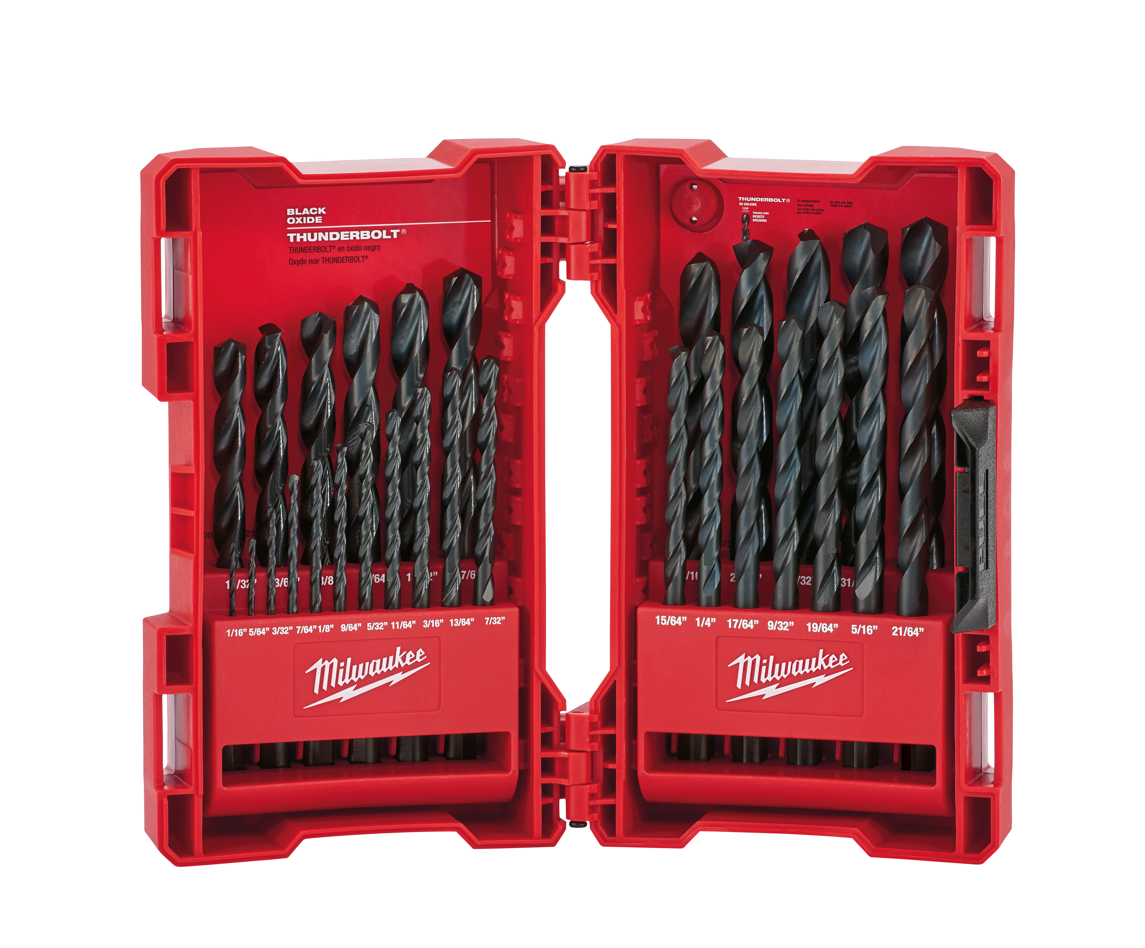 Thunderbolt Black Oxide Drill Bit Set - 29 Piece