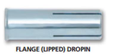 Steel Dropin Carbon Lipped 3/8" (Box of 50)
