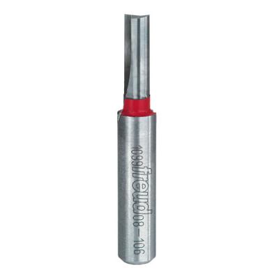 1/4" (Dia.) Double Flute Straight Bit with 3/8" Shank 