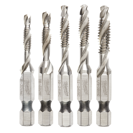 SHOCKWAVE 5PC SAE IMPACT DRILL TAP SET