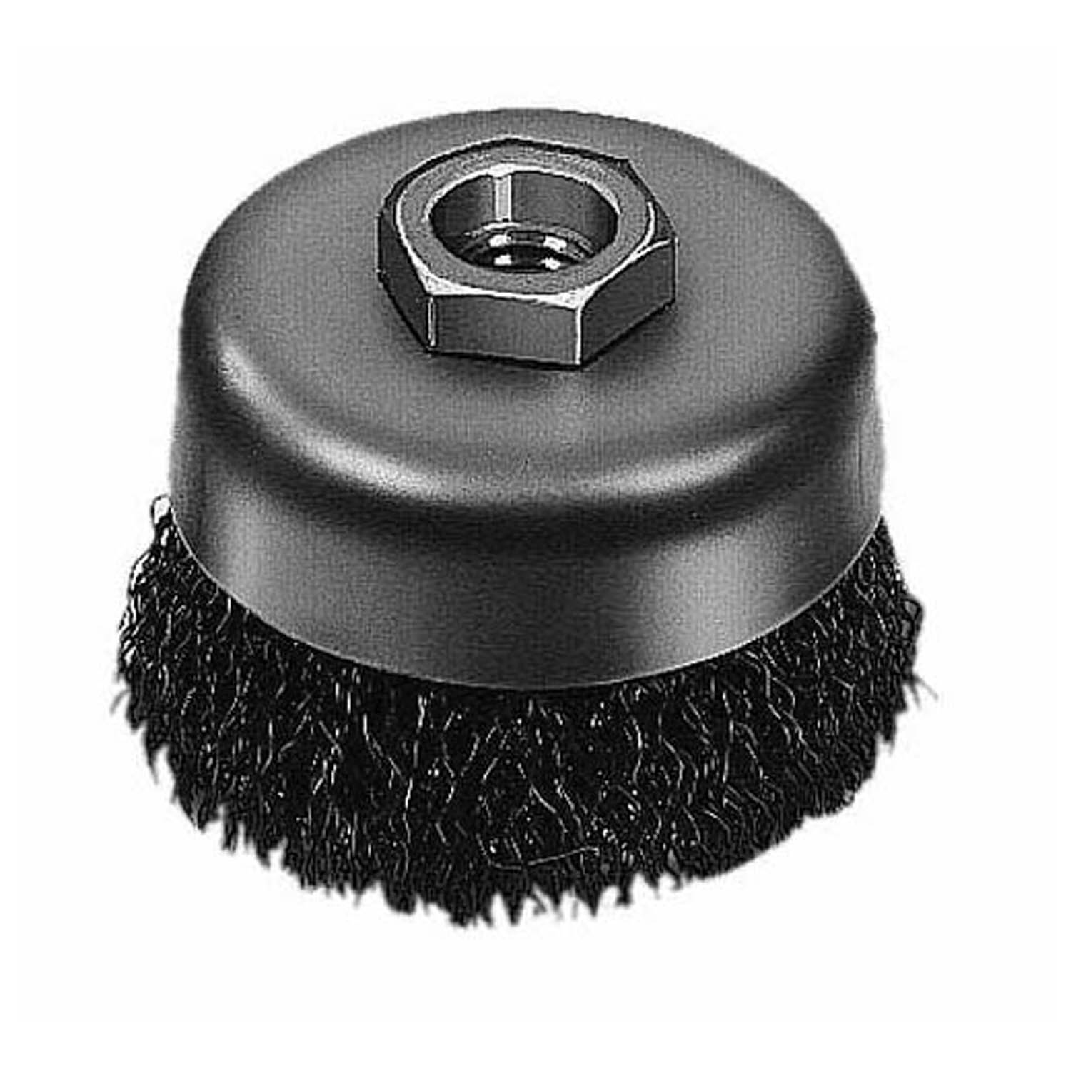 6 in. Carbon Steel Crimped Wire Cup Brush