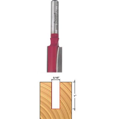 5/16" Double Flute Straight Bit-Double Grind
