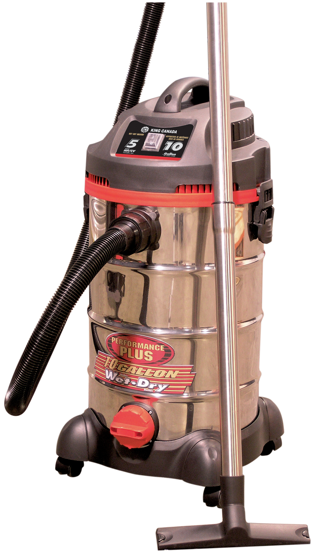 10 Gallon Wet•Dry Vacuum, 5 Peak HP