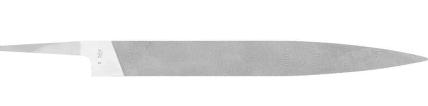 Knife File 8" Swiss Pattern Cut 0  - BOX QTY 12