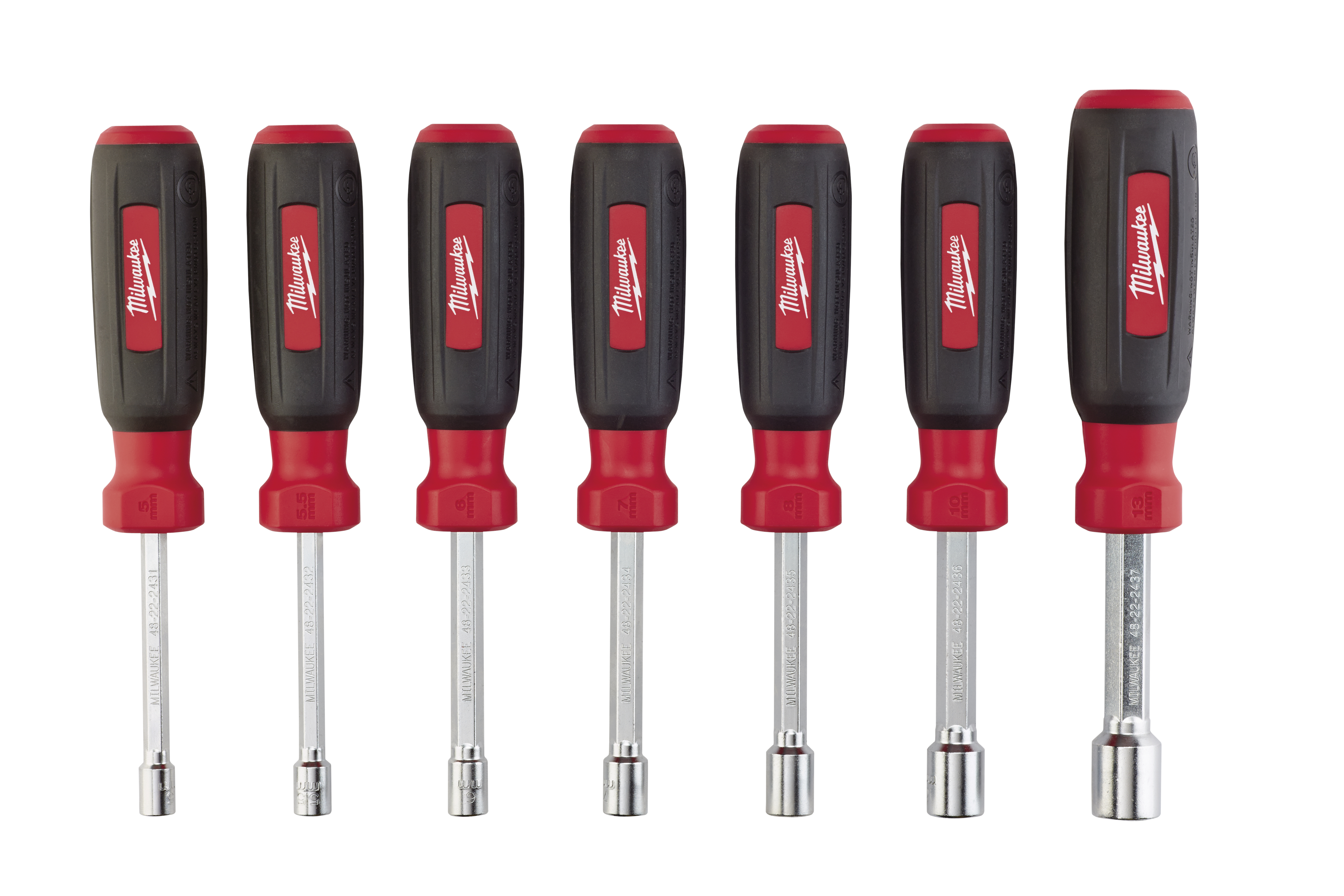 Hollow Shaft Metric Nut Driver Set - 7 Piece