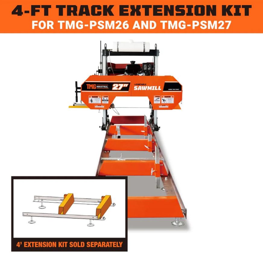 4-ft Track Extension Kit for TMG-PSM26 and PSM27