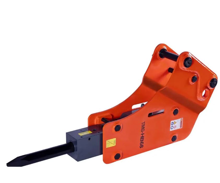 4-7 Ton Excavator/Backhoe Hydraulic Breaker, 2-3/4" Moil Point Chisel