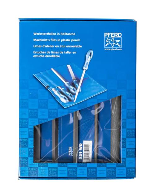 File Set - Hand, Three Square, Square, Tapered Half Round, Round 8" Coarse Cut