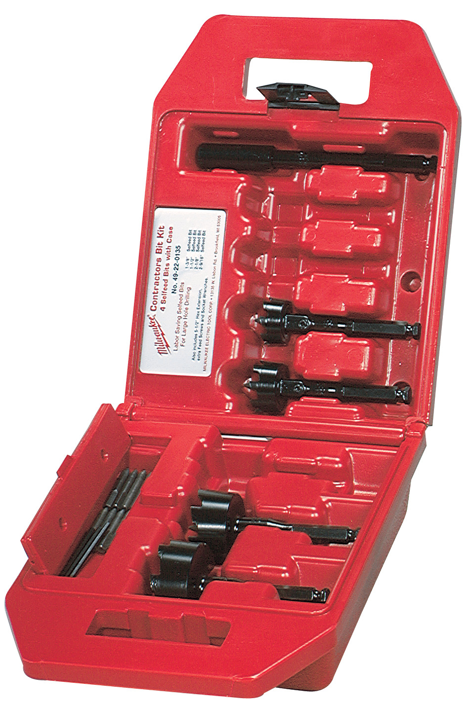 Contractor's Selfeed Bit Kit  - 4 Piece