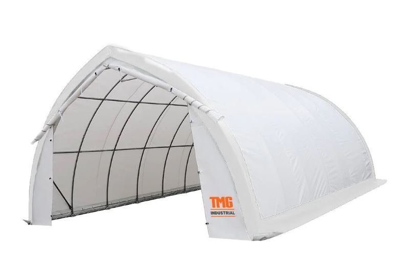 20' x 30' Arch Wall Peak Ceiling Storage Shelter