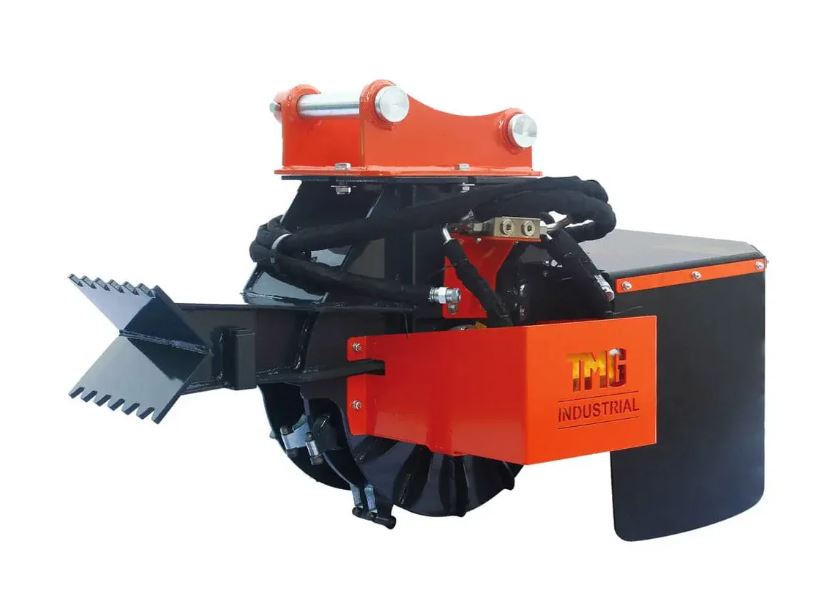 18" Excavator Stump Grinder Attachment