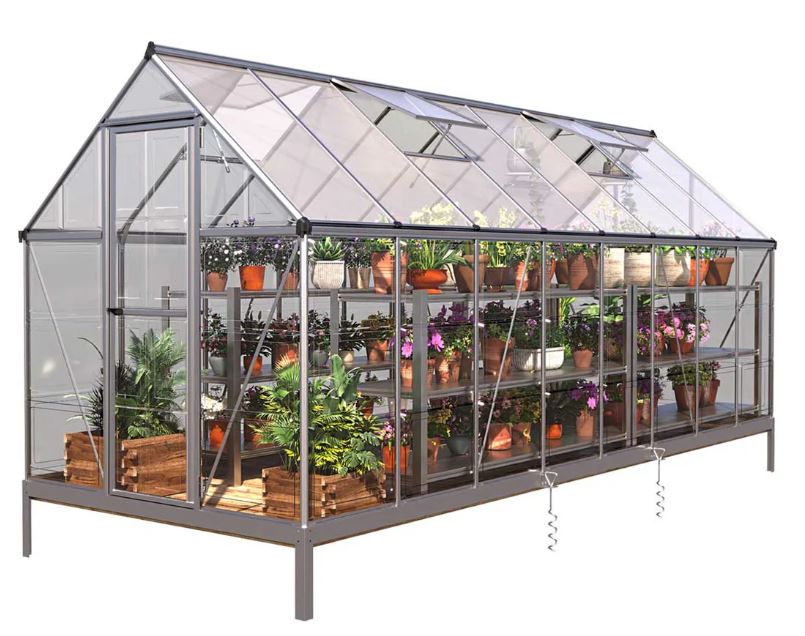 6’ x 16’ Crystal Clear Greenhouse