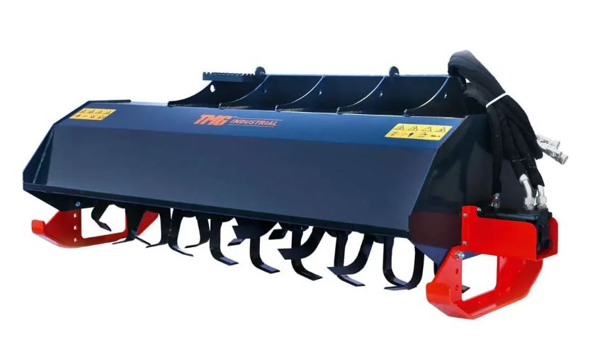 72" Skid Steer Rotary Tiller