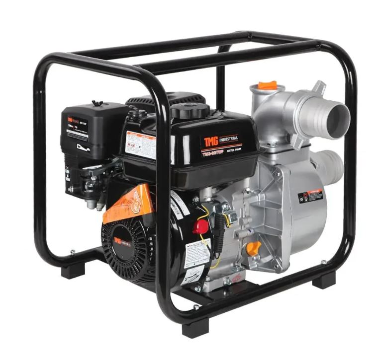 220 GPM 3" Semi-Trash Water Pump with 6.5 HP Gas Engine