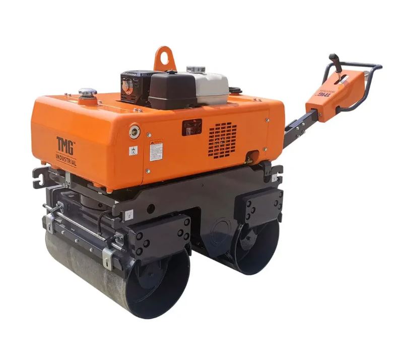 1-Ton Walk-Behind Double Drum Vibratory Roller
