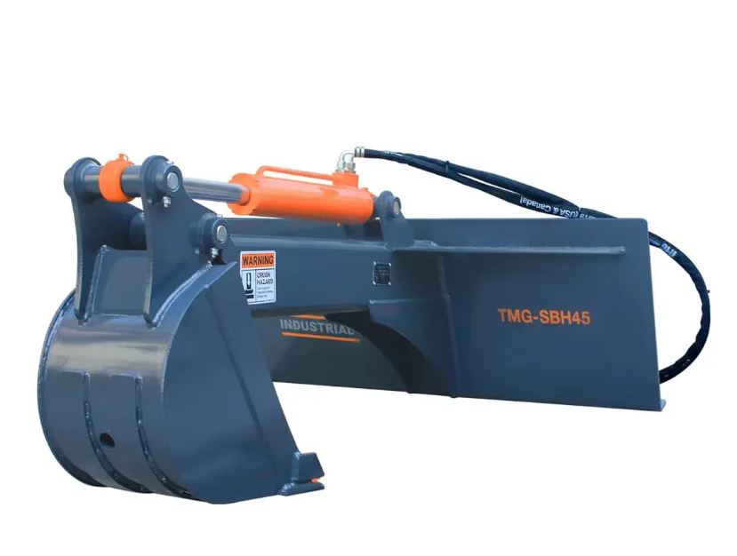 Skid Steer Backhoe Attachment with 12" Bucket