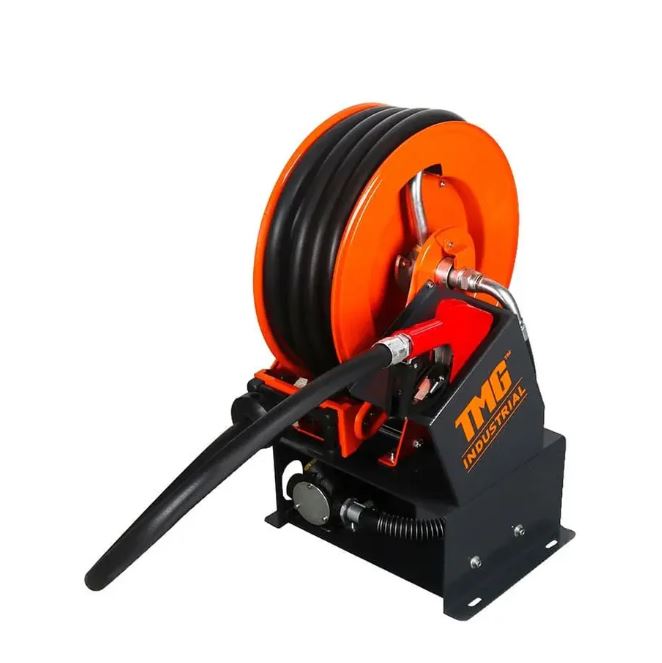 Portable Diesel Transfer Pump w/49’ Hose Reel