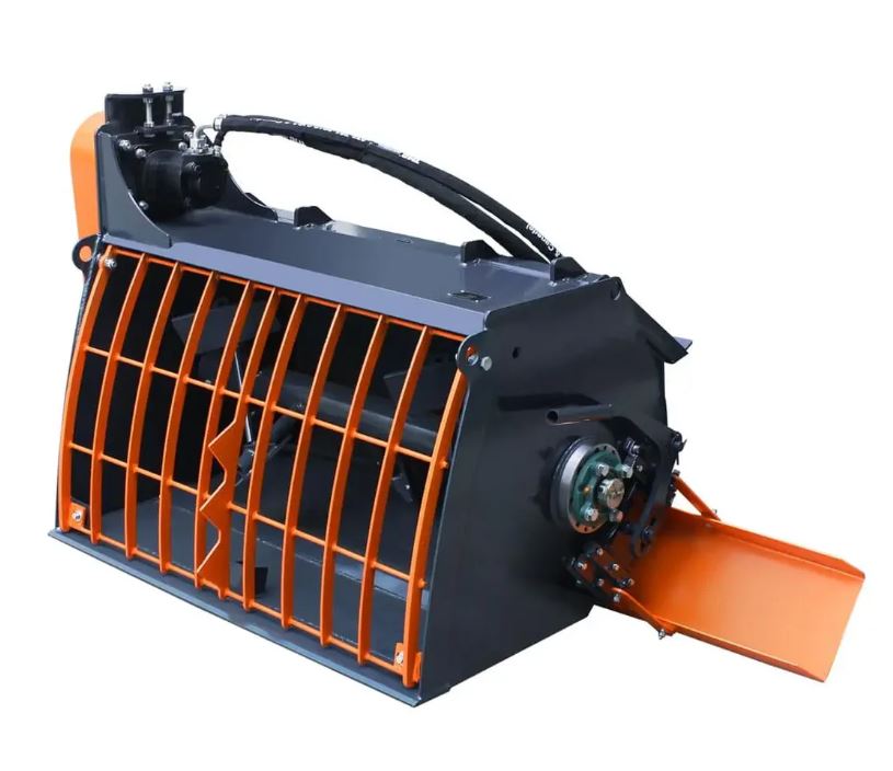 Industrial 60" Skid Steer Concrete Mixer Attachment