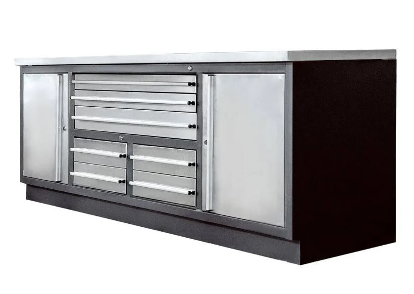 Pro Series 7’ Stainless Steel Workbench