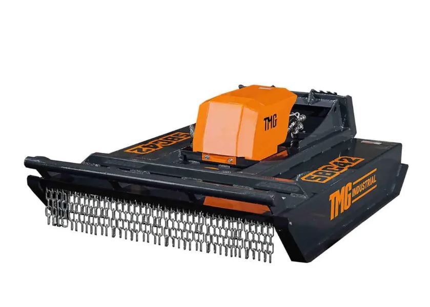 42" Mini Skid Steer Rotary Brush Cutter with Hydraulic Motor