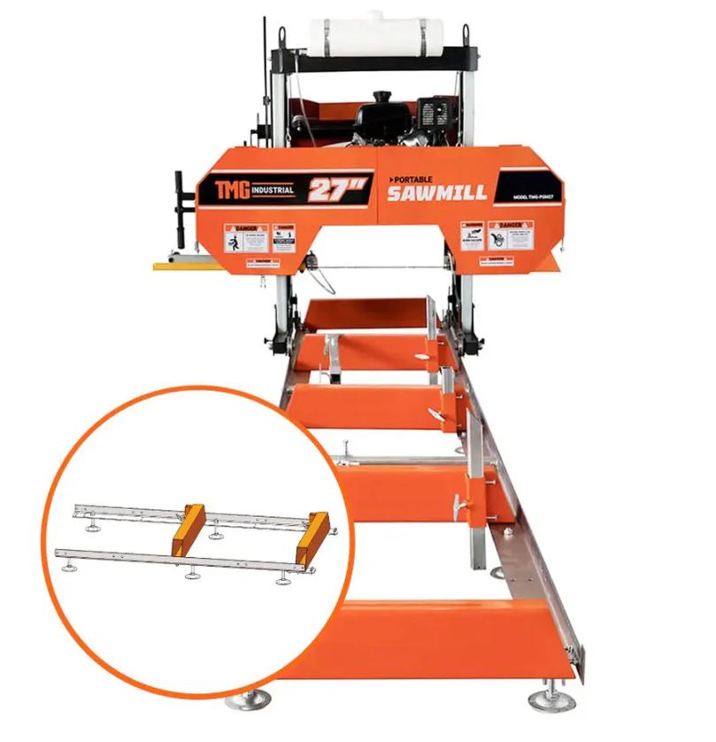4-ft Track Extension Kit for TMG-PSM26, PSM27 and PSM27R Portable Sawmill