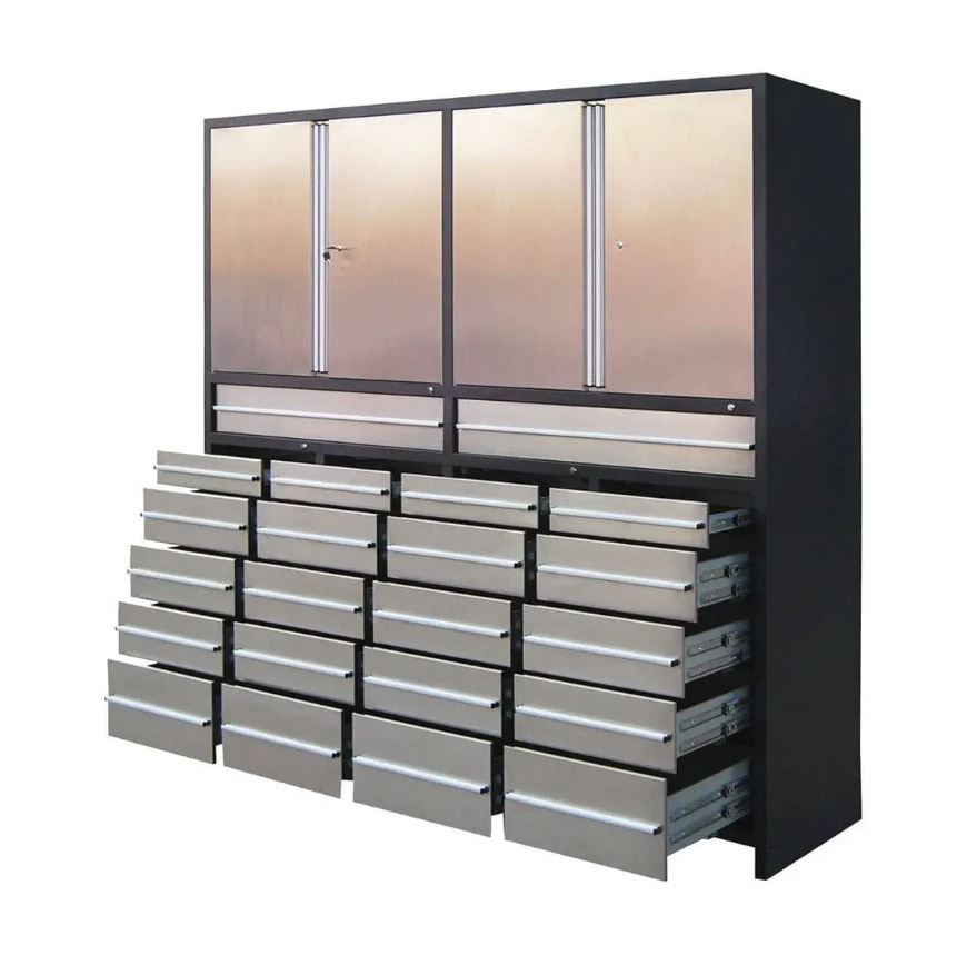 Pro Series 7-Ft 22 Drawer Stainless Steel Storage Chest