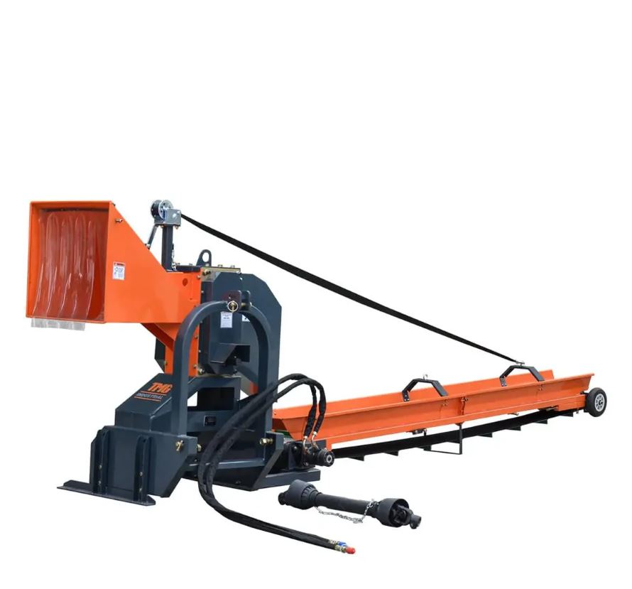 3-Point Hitch Firewood Branch Logger & 45° Adjustable Belt Conveyor