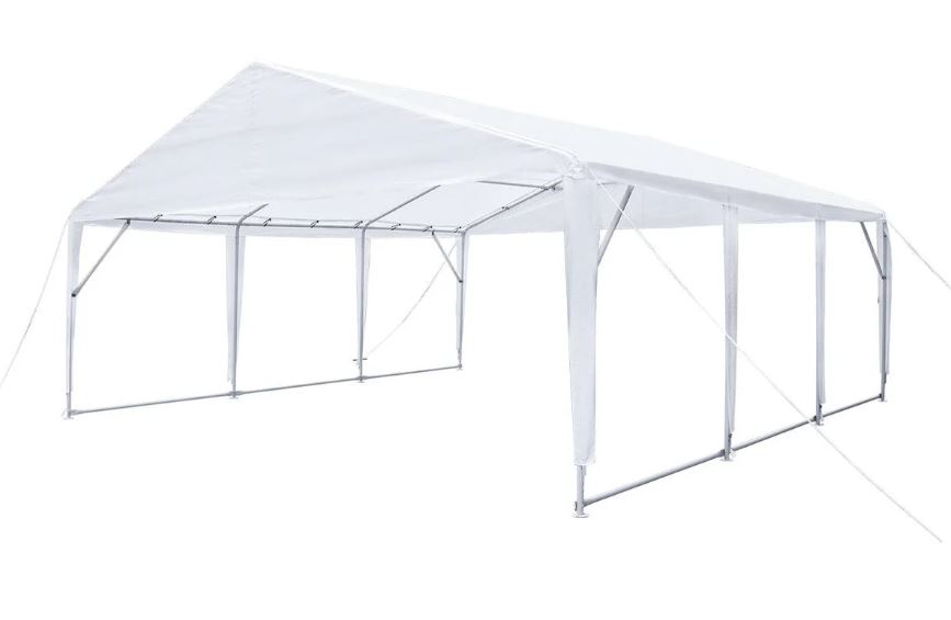 20’ x 20’ Heavy Duty Outdoor Party Tent with PE Tarpaulin Fabric