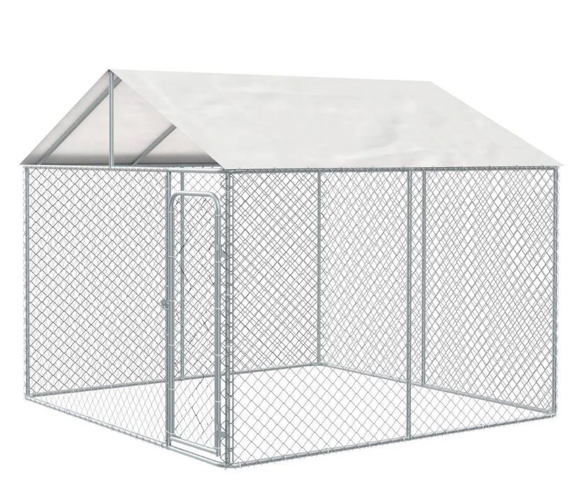 10’ x 10’ Outdoor Dog Kennel Playpen w/Cover