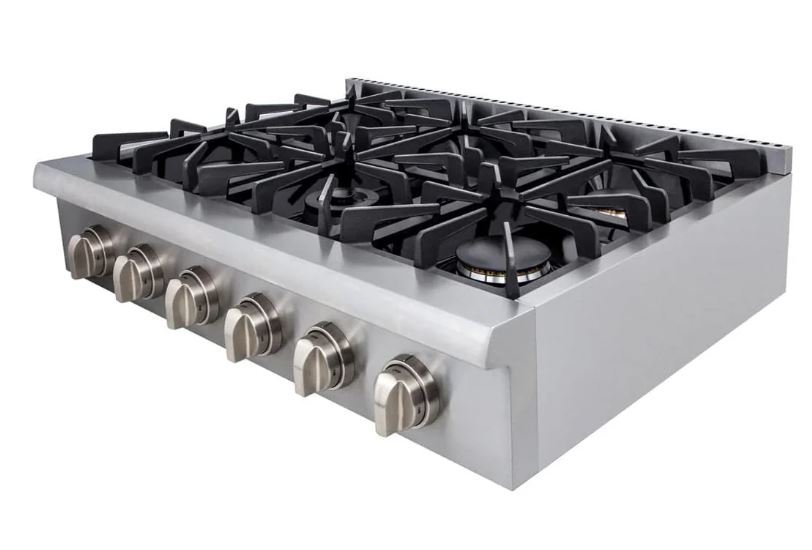 TMG Living Kitchen 36" Gas Range Cooktop