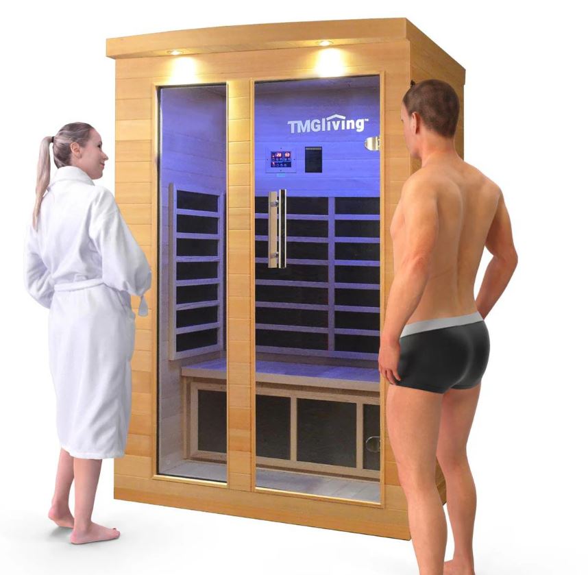 TMG LIVING 2 Person Indoor FAR Infrared Sauna Room