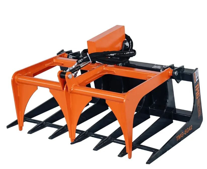 42" Mini Skid Steer Skeleton Grapple Attachment