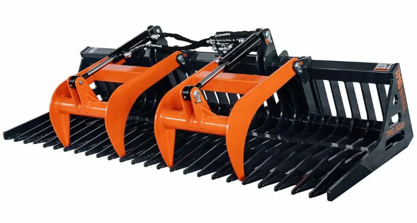 84" Skid Steer Skeleton Grapple Attachment