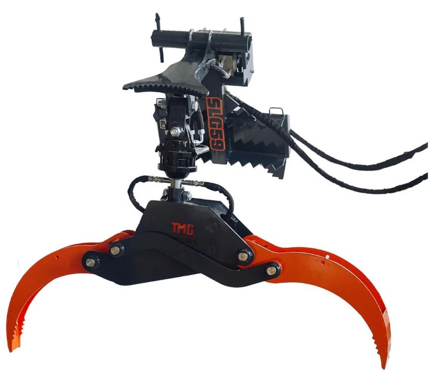 Mini Skid Steer Rotating Grapple