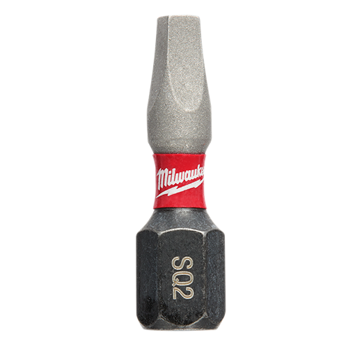 SHOCKWAVE™ Impact Square Bits 6" -Recess #2 - 10 Pack