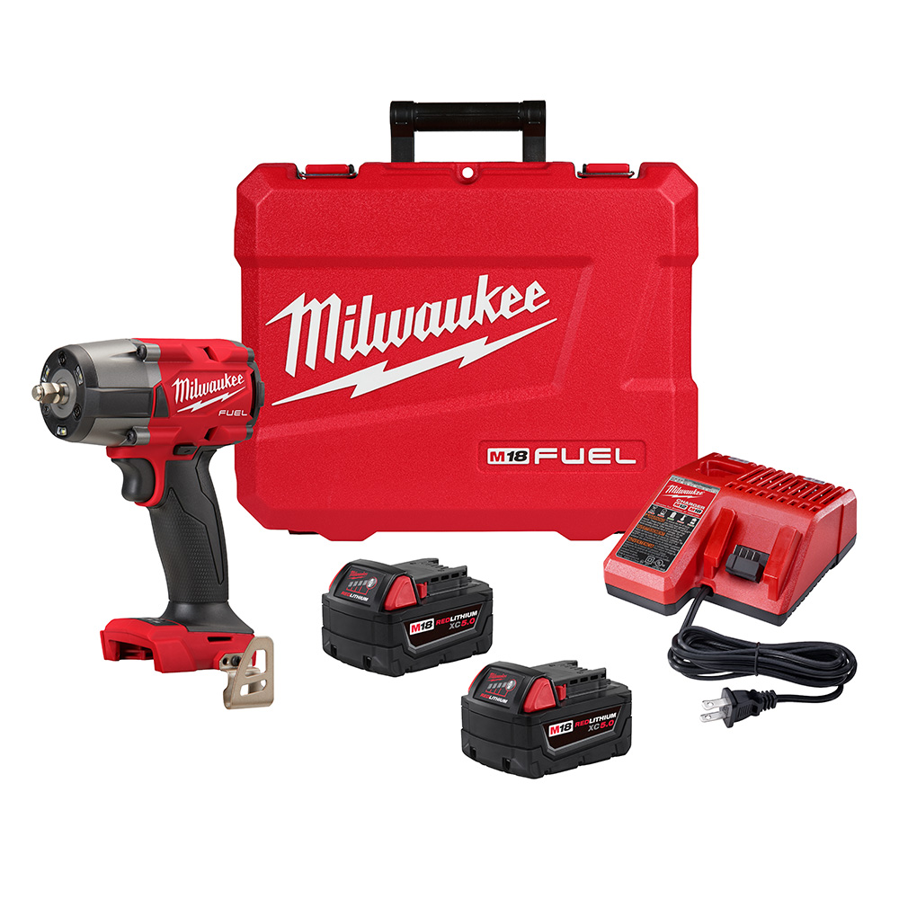 M18 FUEL 3/8 Mid-Torque Impact Wrench w/ Friction Ring Kit