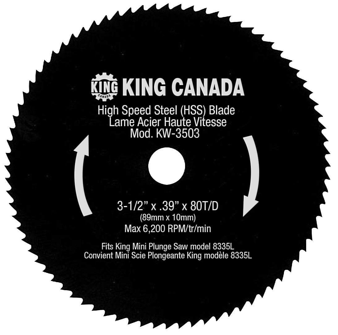 3-1/2” replacement HSS blade