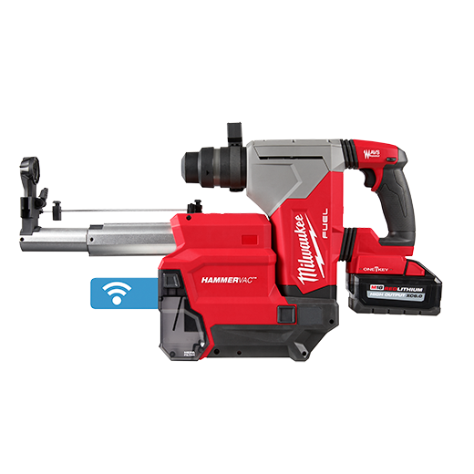 M18 FUEL™ 1-1/8" SDS Plus Rotary Hammer w/ ONE-KEY™ & HAMMERVAC™ Dedicated Dust Extractor Kit