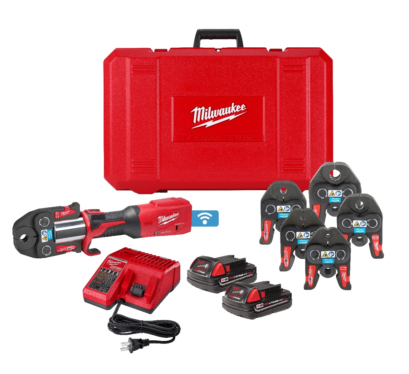 M18™ FORCE LOGIC™ Press Tool Kit w/ One-Key™ with 1/4"-7/8" Streamline™ ACR Jaws