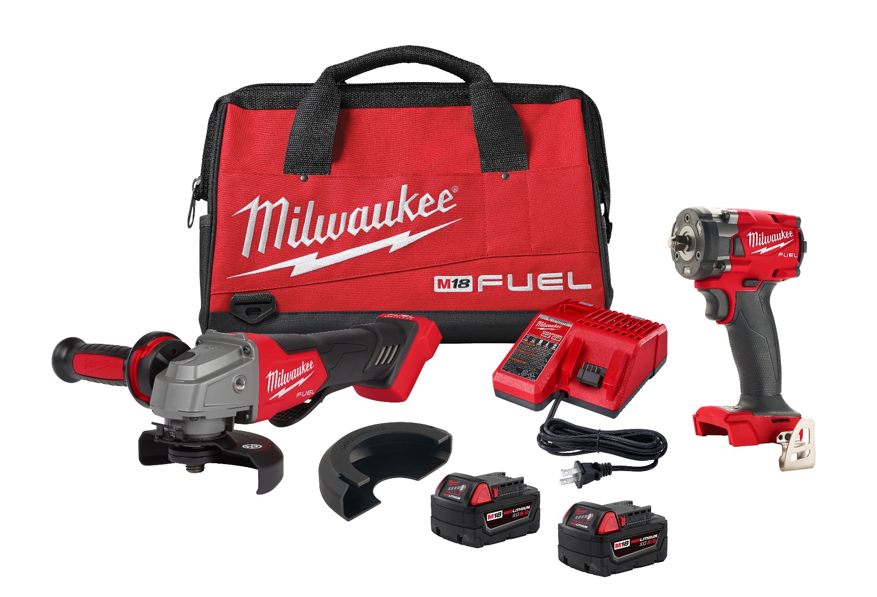 M18 FUEL™ Compact Impact Wrench and Grinder 2-Tool Combo Kit