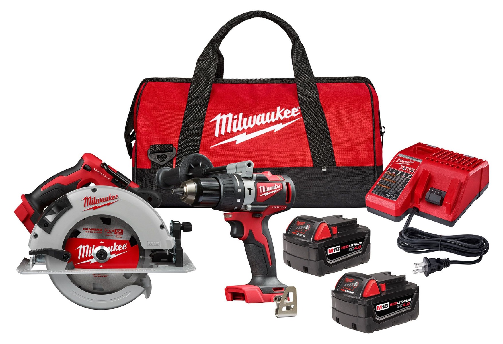 M18™ Brushless Hammer Drill & Circular Saw Combo Kit