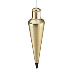 8 oz. Brass Plumb Bob