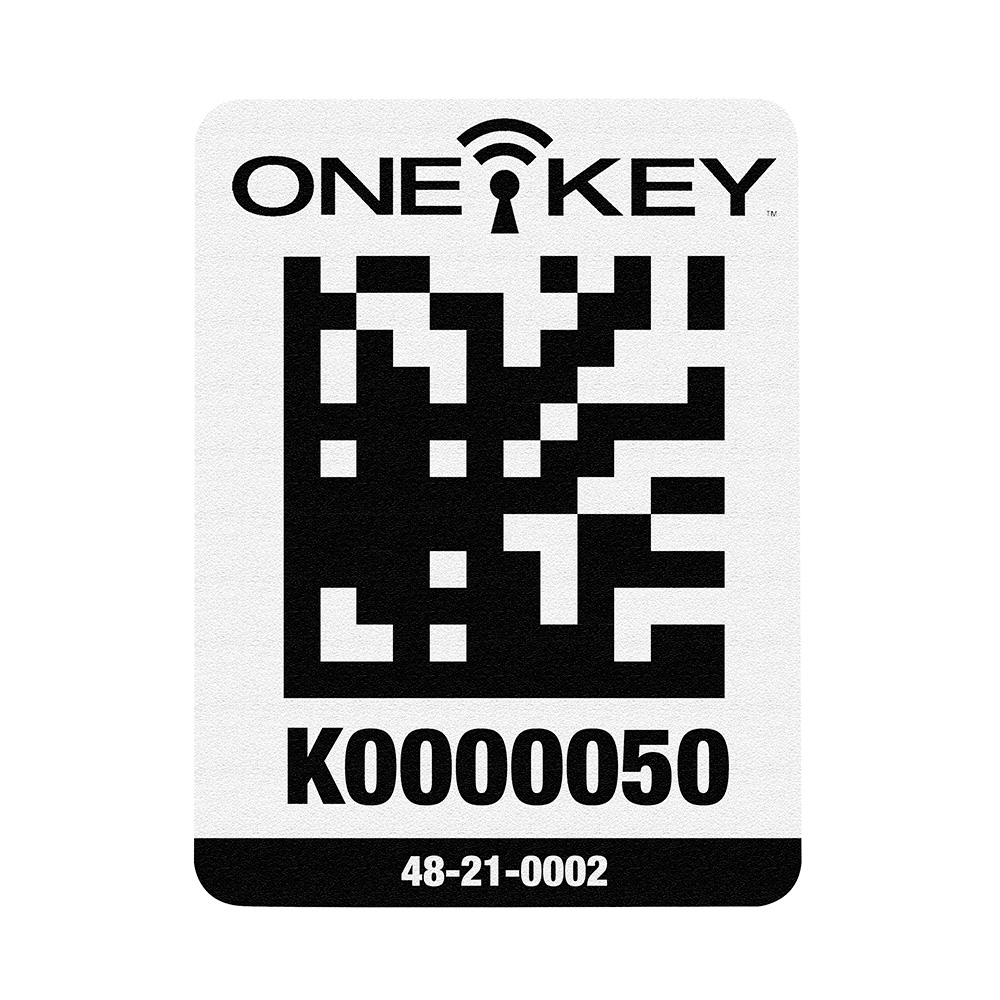 ONE-KEY Asset ID Tag-Large Plastic Surface