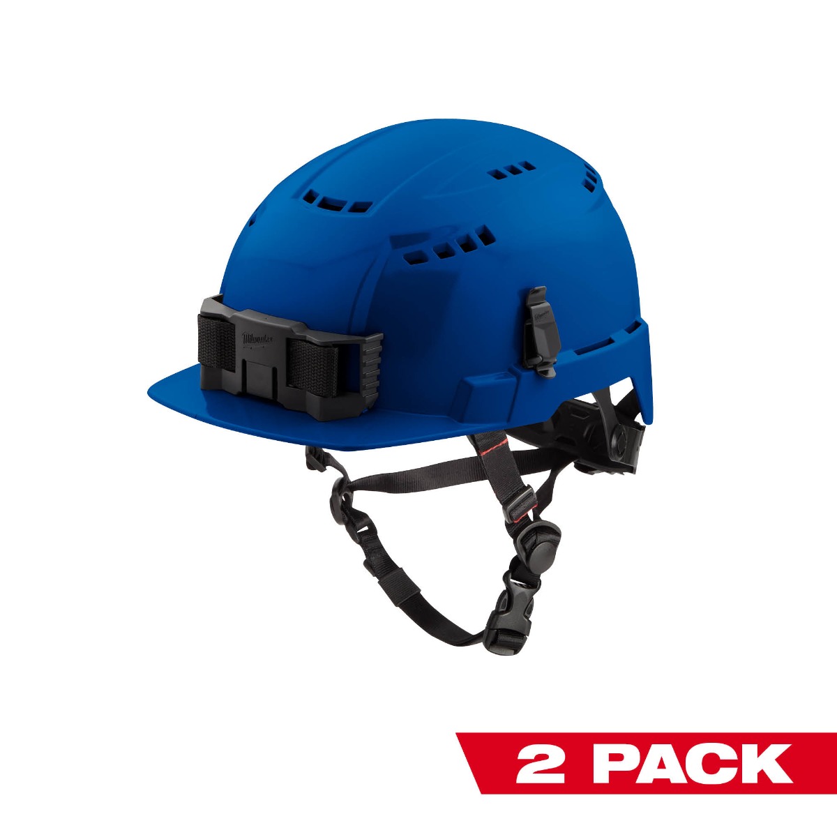 Front Brim Safety Helmet (USA) - Type 2 - Blue - 8 PACK