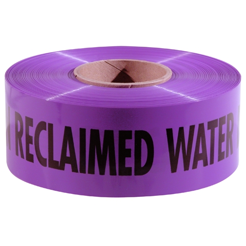3" SHIELDTEC® Standard Non-Detectable Reclaimed Water Below Do Not Drink Tape