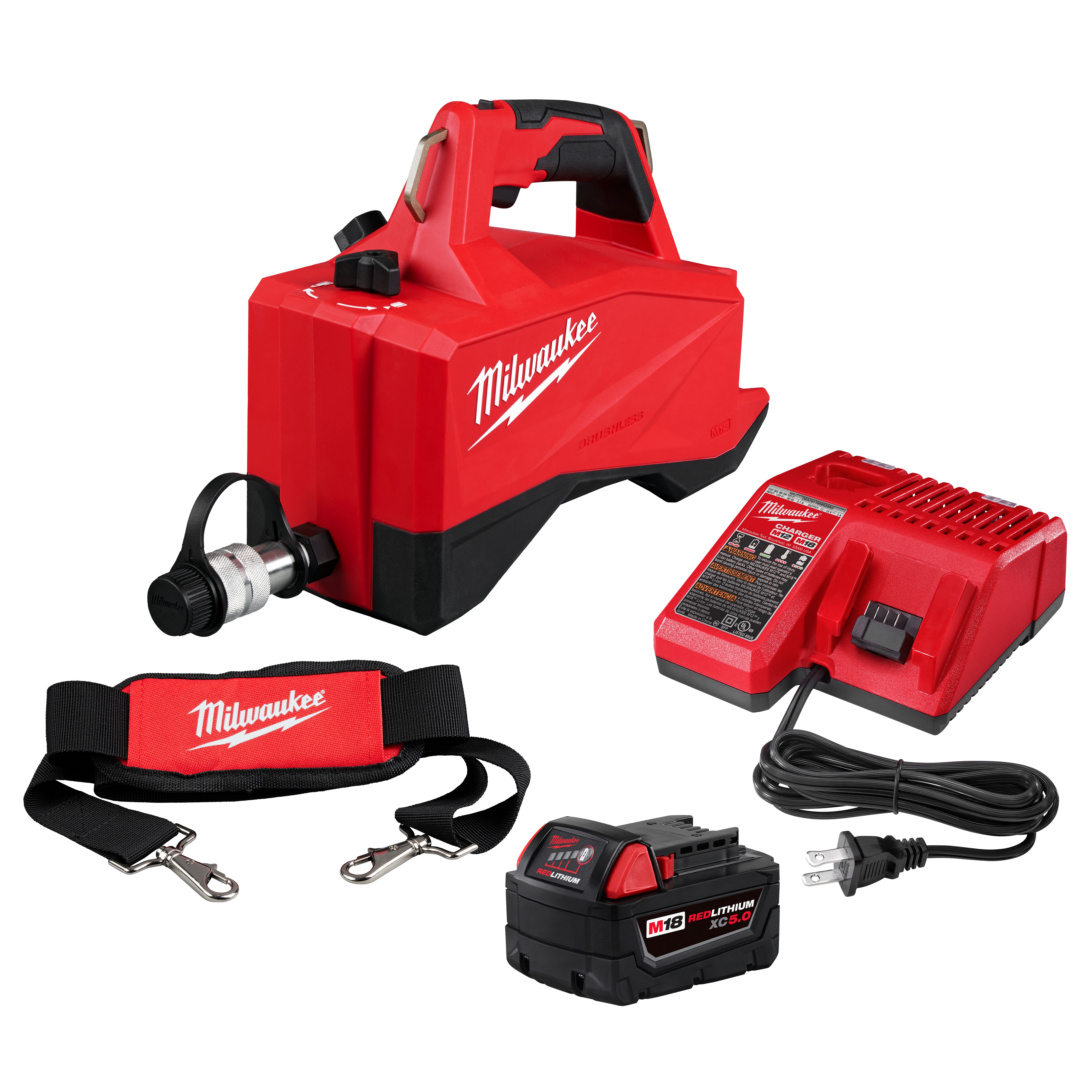 M18™ Brushless Single Acting 60in3 10,000psi Hydraulic Pump