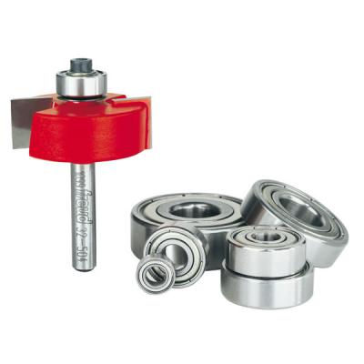 flush, 1/8",1/4",5/16",3/8",7/16",1/2" Depth Rabbeting Bit with Bearings