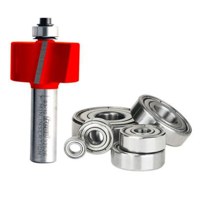 flush, 1/8",1/4",5/16",3/8",7/16",1/2" Depth Rabbeting Bit with Bearings 